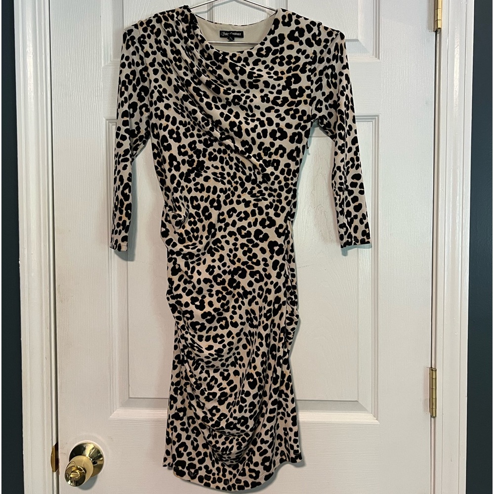 Juicy Couture leopard print dress. Size 2